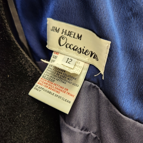 Jim Hjelm Blue Gown - Picture 12 of 12